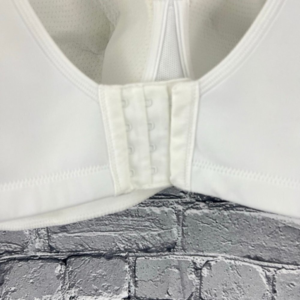 Vanity Fair Mid-Impact Wire-Free Sports Bra 716500 White New - Picture 6 of 7
